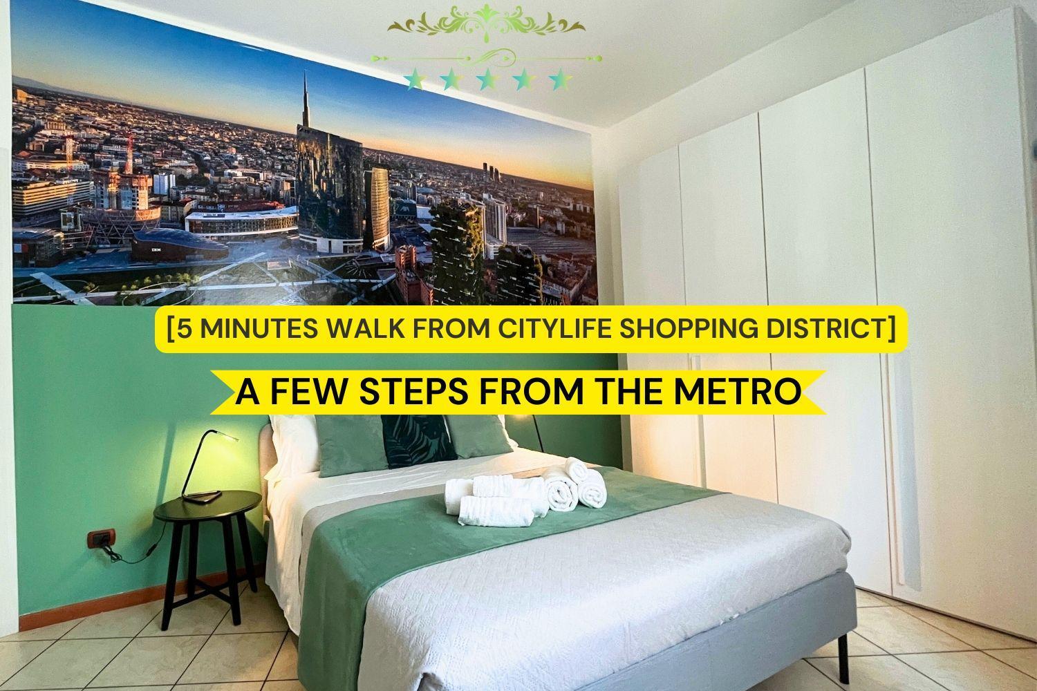 Elegant Citylife Apartment- Metro Access - Double Appartamento Milano